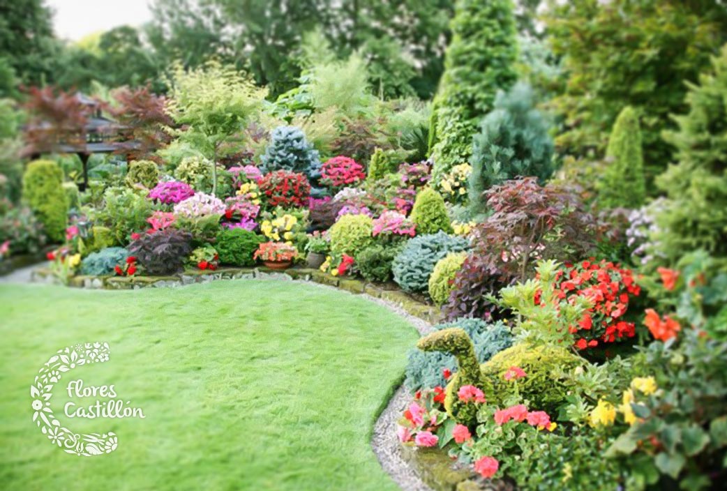 Ideas para decorar grandes jardines | Flores Castillon
