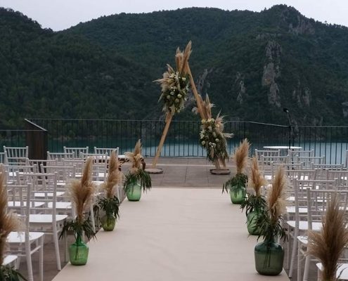 boda en lago
